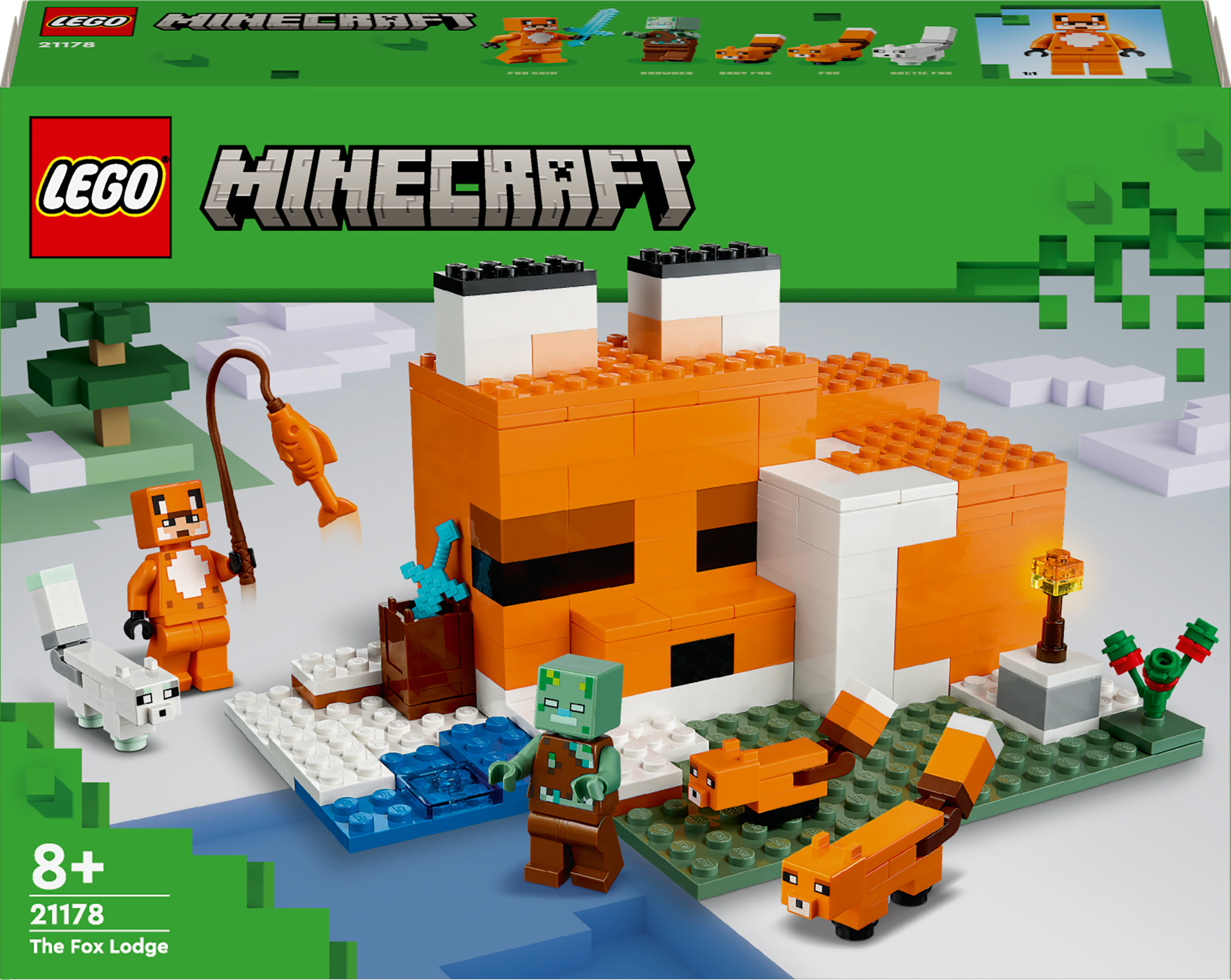 LEGO Minecraft 21178 De Vossenhut LEGO Minecraft 21178 De Vossenhut