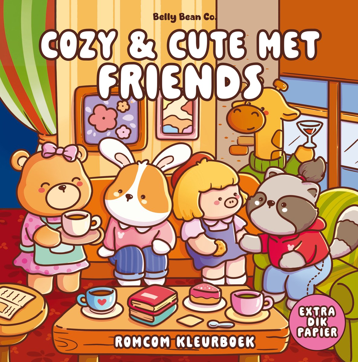 Kleurboek Cozy & Cute met Friends