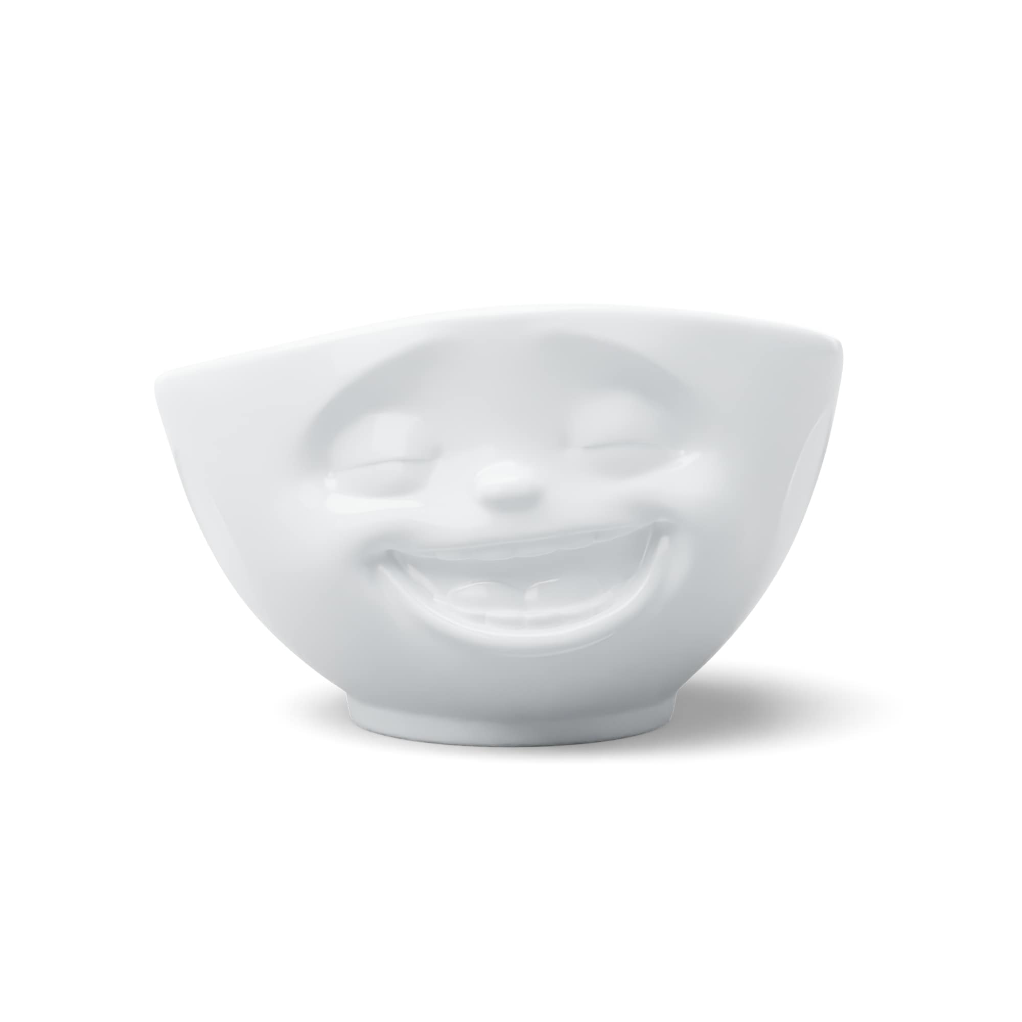 Tassen Bowl Laughing 1000ml - Porselein - Wit - 19x13.4 cm