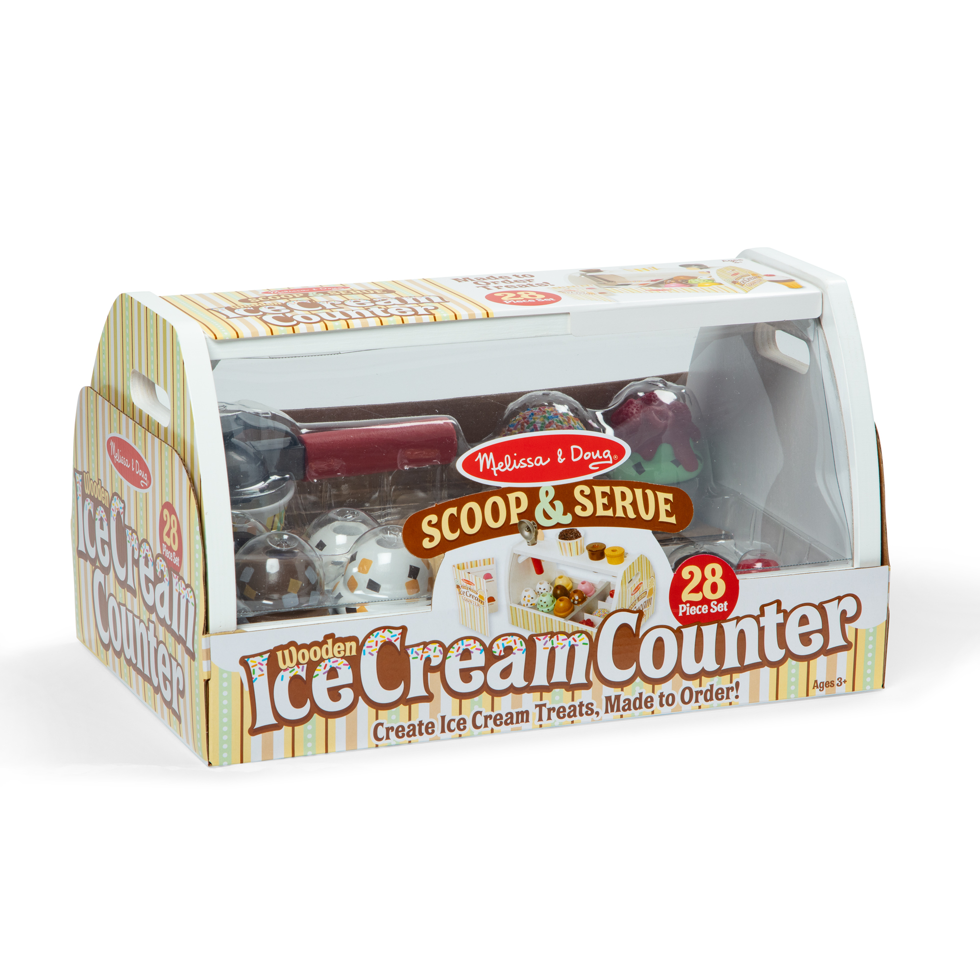 Melissa & Doug - Wooden Ice Cream counter