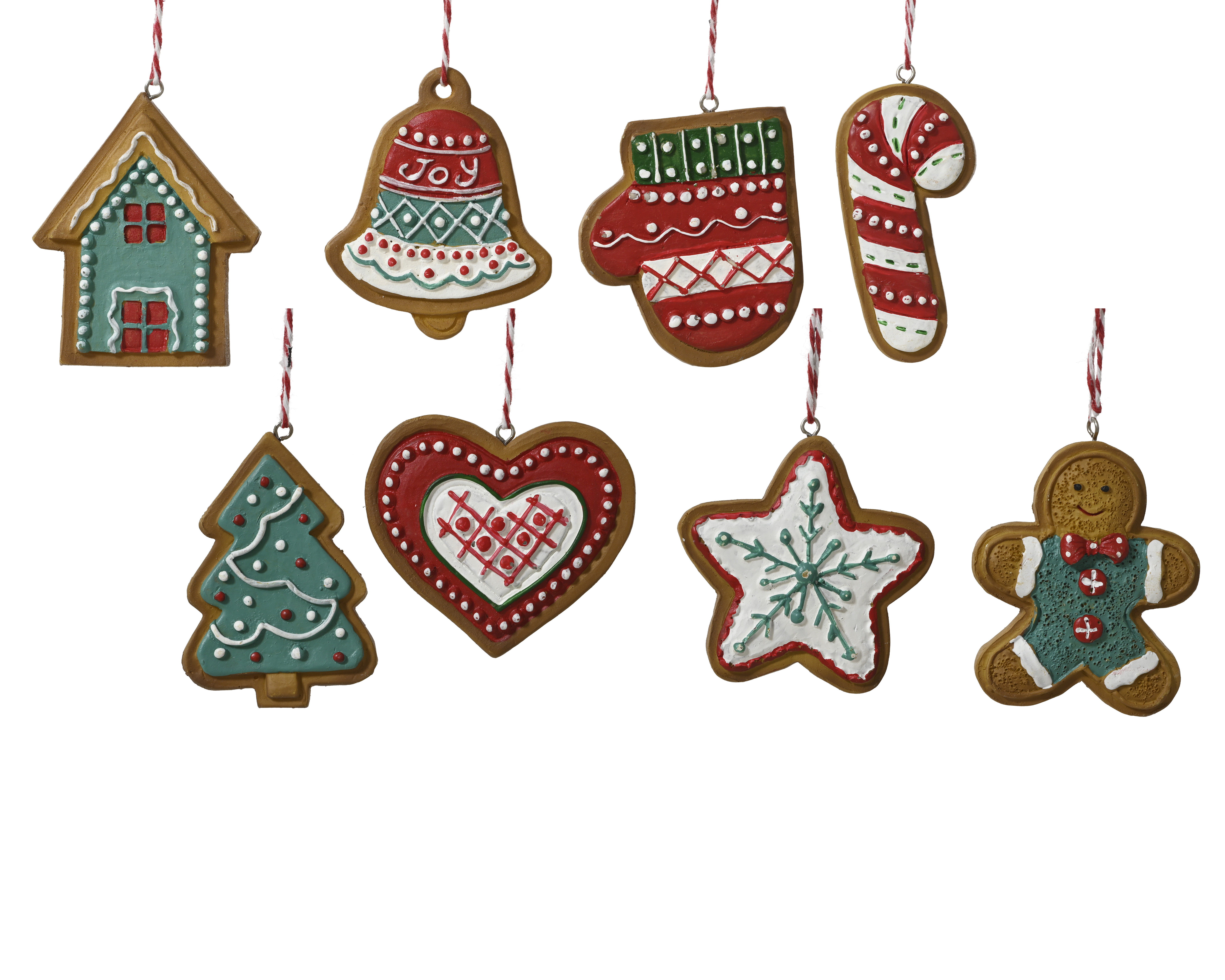 Boomhanger Peperkoek 7x7.5 cm - assorti - prijs per stuk Boomhanger Peperkoek 7x7.5 cm - assorti - prijs per stuk