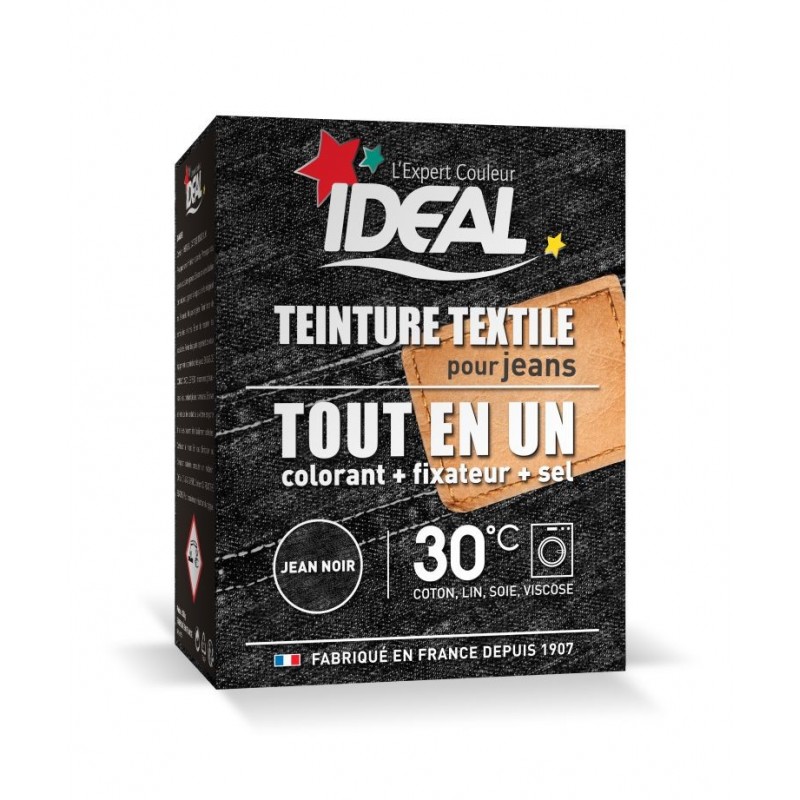 Ideal Textielverf Jean Noir 350 g Alles in 1 & Protect