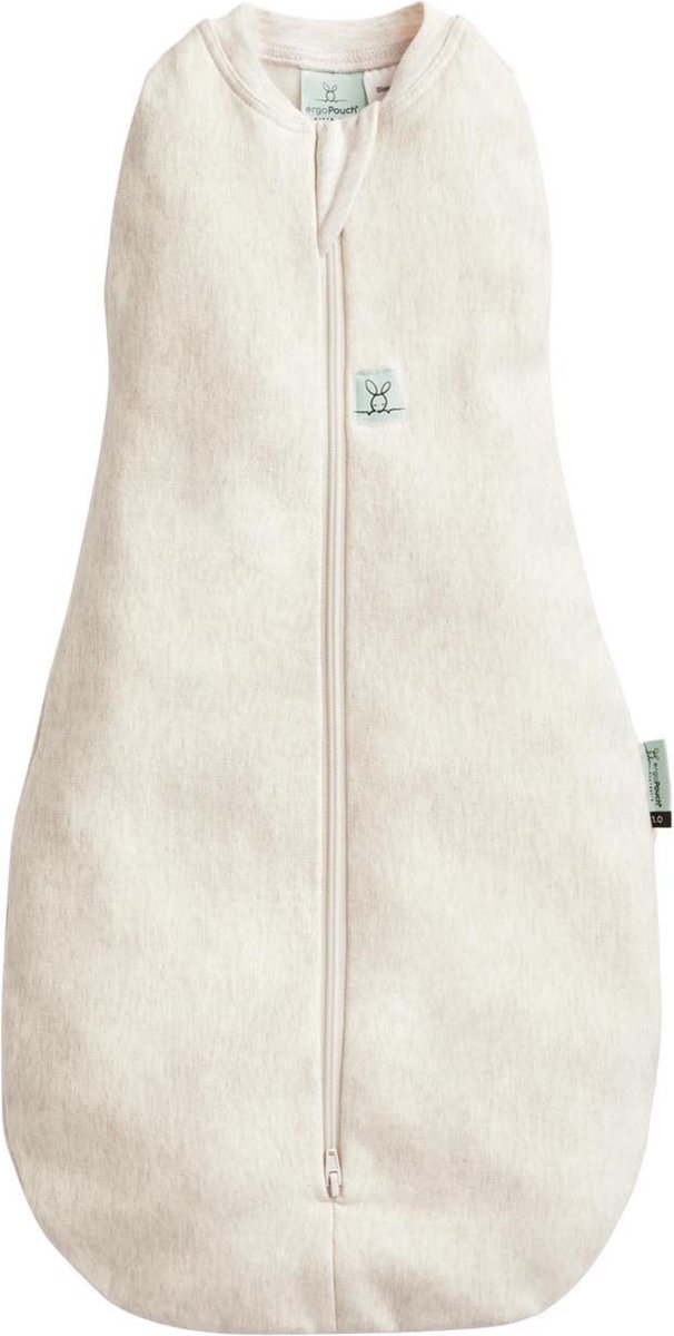 Ergopouch Inbakerslaapzak Cocoon Oatmeal Marle - Tog 1.0 - 0-3 maand
