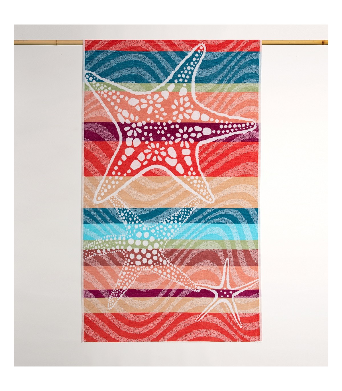 Lasa Home Strandlaken Velours 100x180 cm Kleur 7 Zeester
