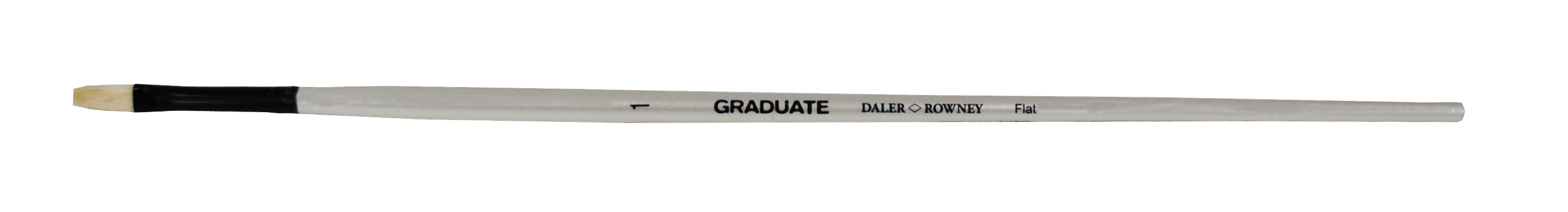 Daler Rowney Penseel Graduate Plat Lang N1 - Varkenshaar