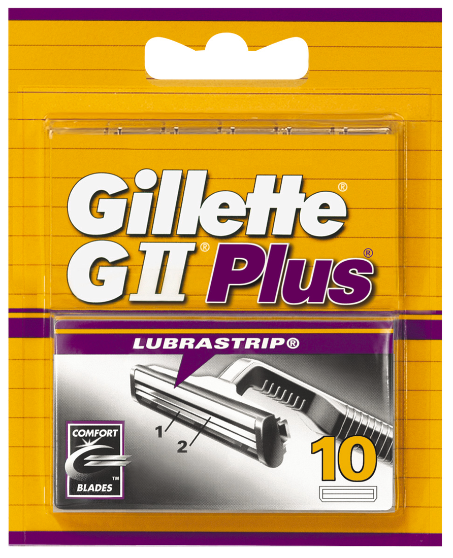 Gillette Scheermejes GII Plus 10 stuks
