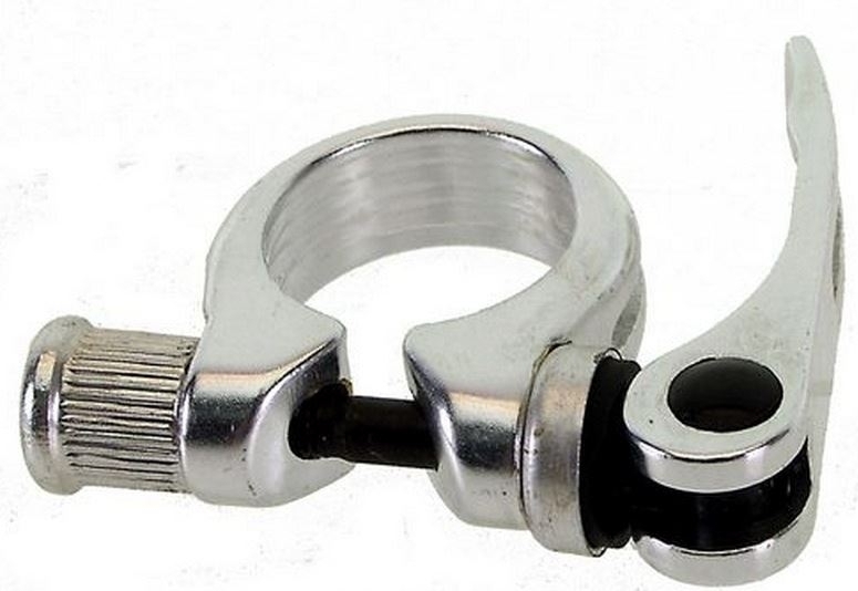 Zadelbuisklem 34,9 mm Aluminium Zwart
