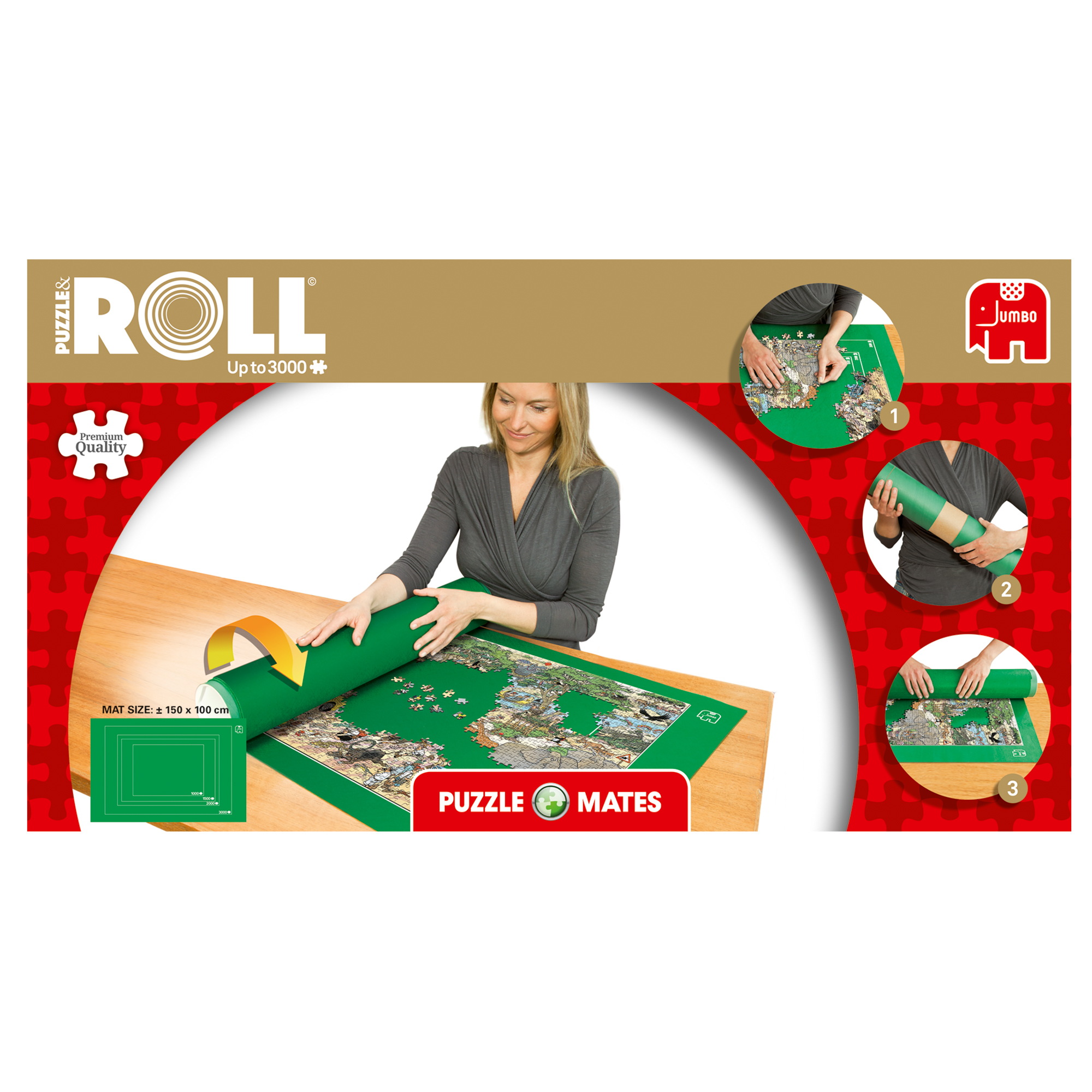 Jumbo Puzzle Roll, Tapijt voor Puzzel tot 3000 Stuks