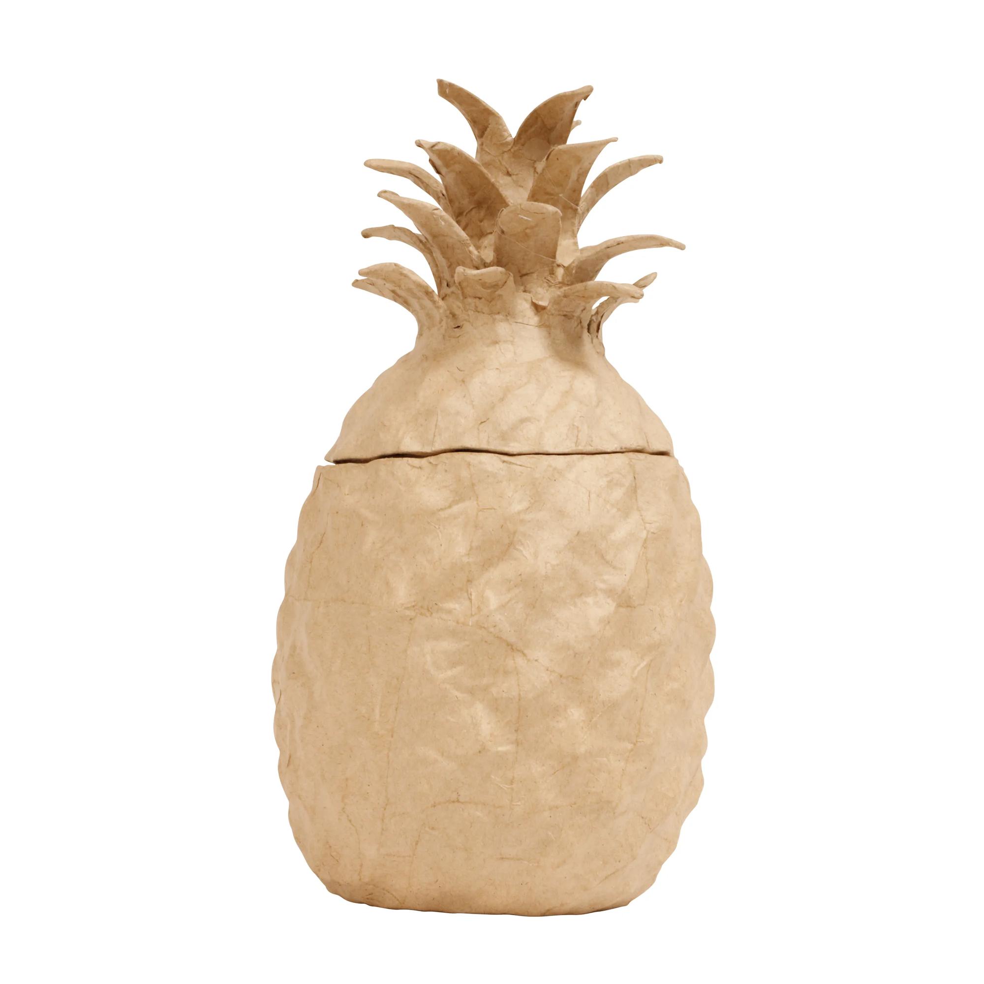 Decopatch Ananas Bewaarpot Kraft 14x14x26 cm