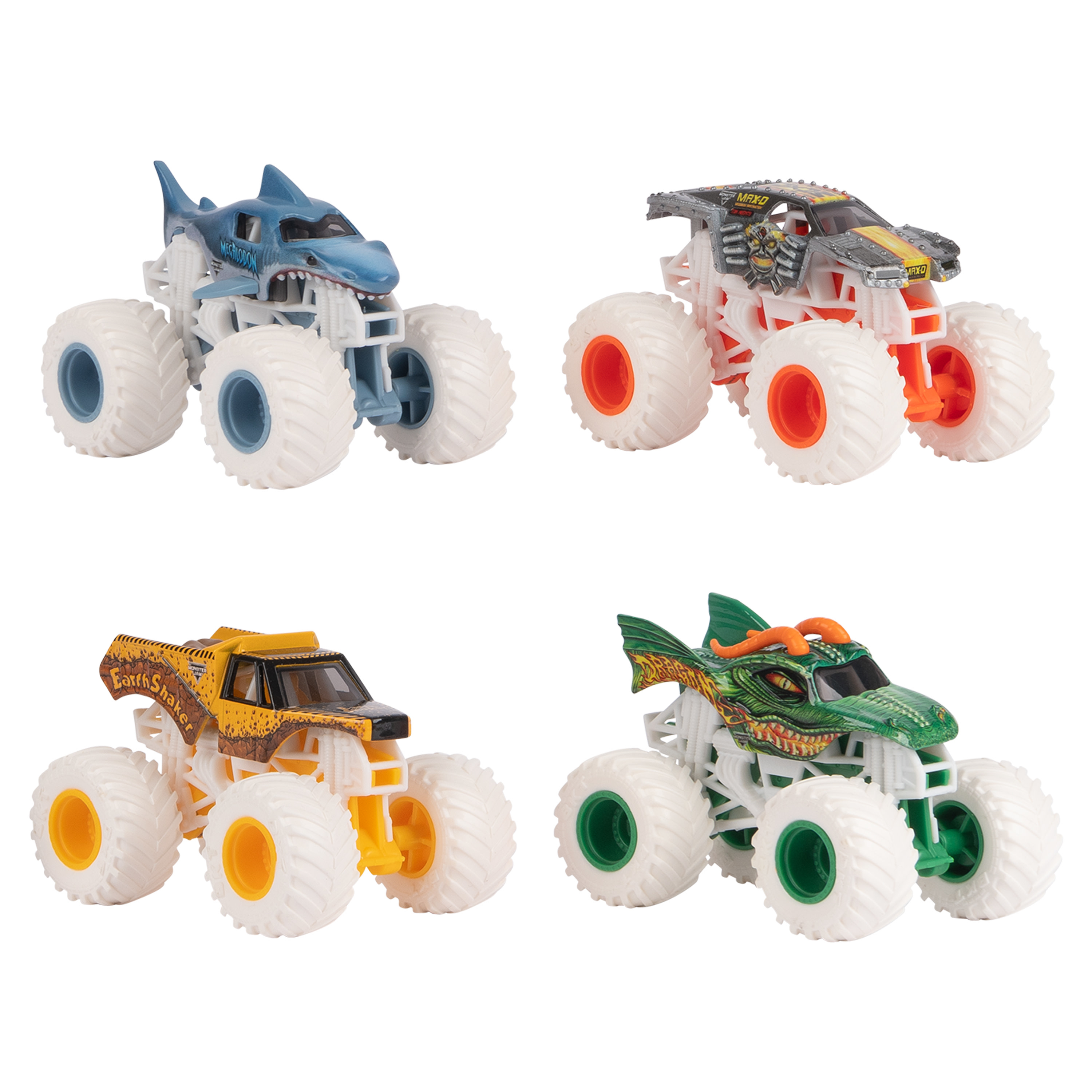Monster Jam Metalen 1:64 Snow Drifters 4 pack