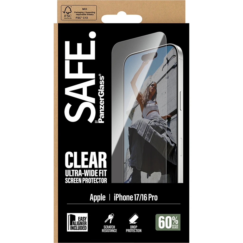 SAFE by PanzerGlass Apple Iphone 17 - Ultra-Wide Fit