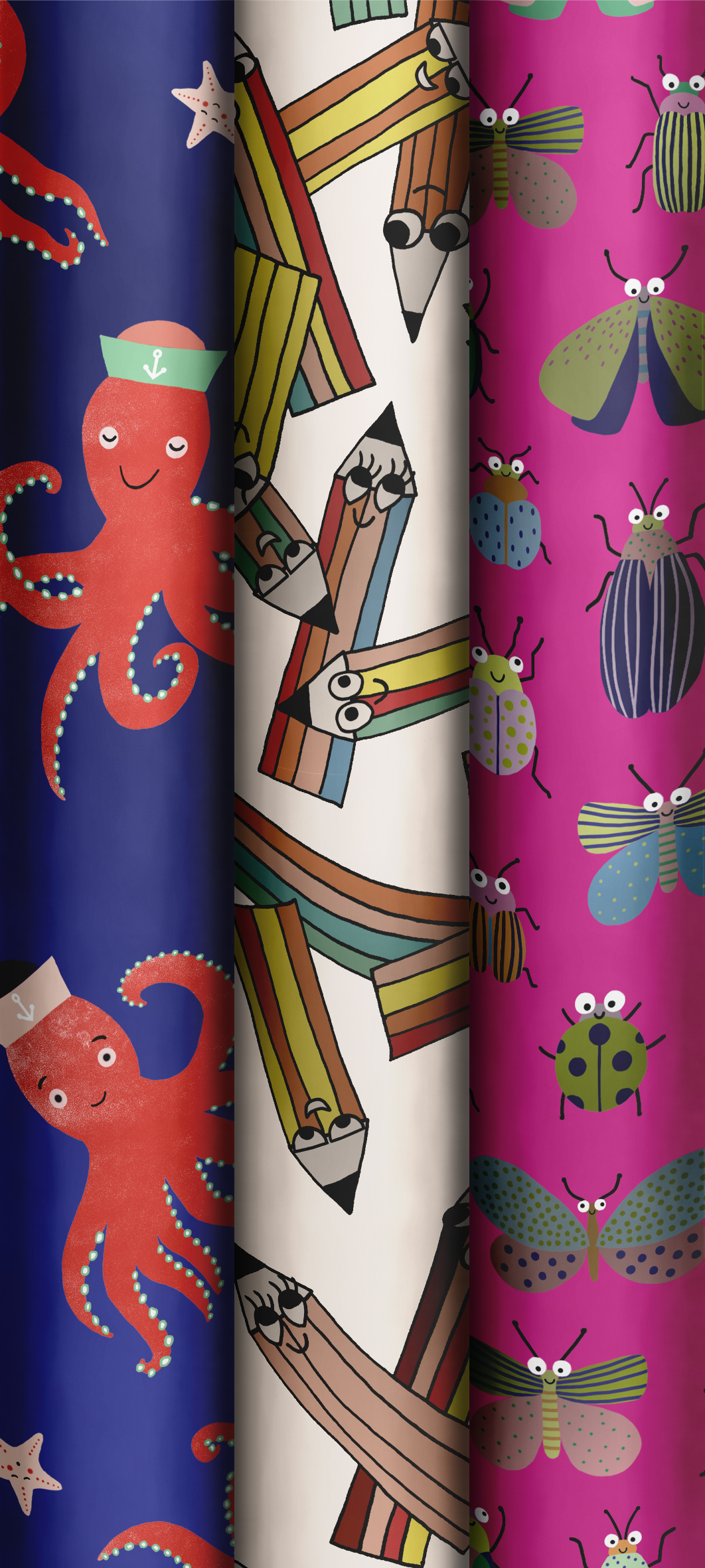 Stewo Geschenkpapier Rol 70x150 cm Happy Kids