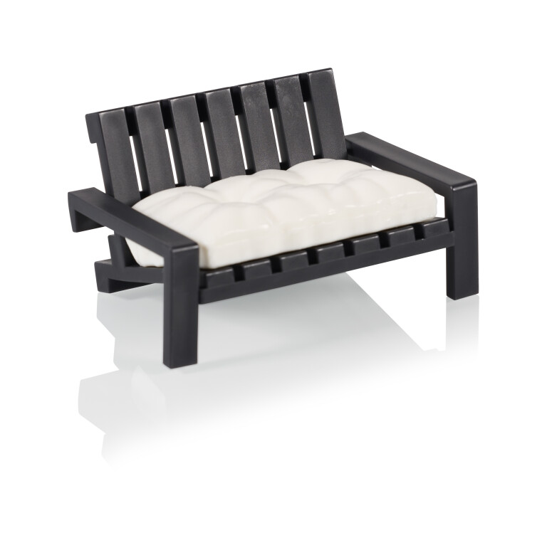 Bitten Design Zeephouder Soapy Bench Night Black - 11x7.5x6 cm Bitten Design Zeephouder Soapy Bench Night Black - 11x7.5x6 cm