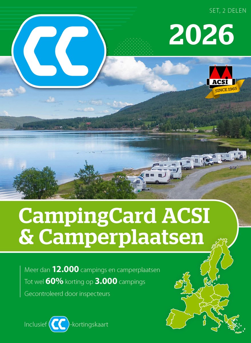ACSI CampingCard en Camperplaatsen 2026