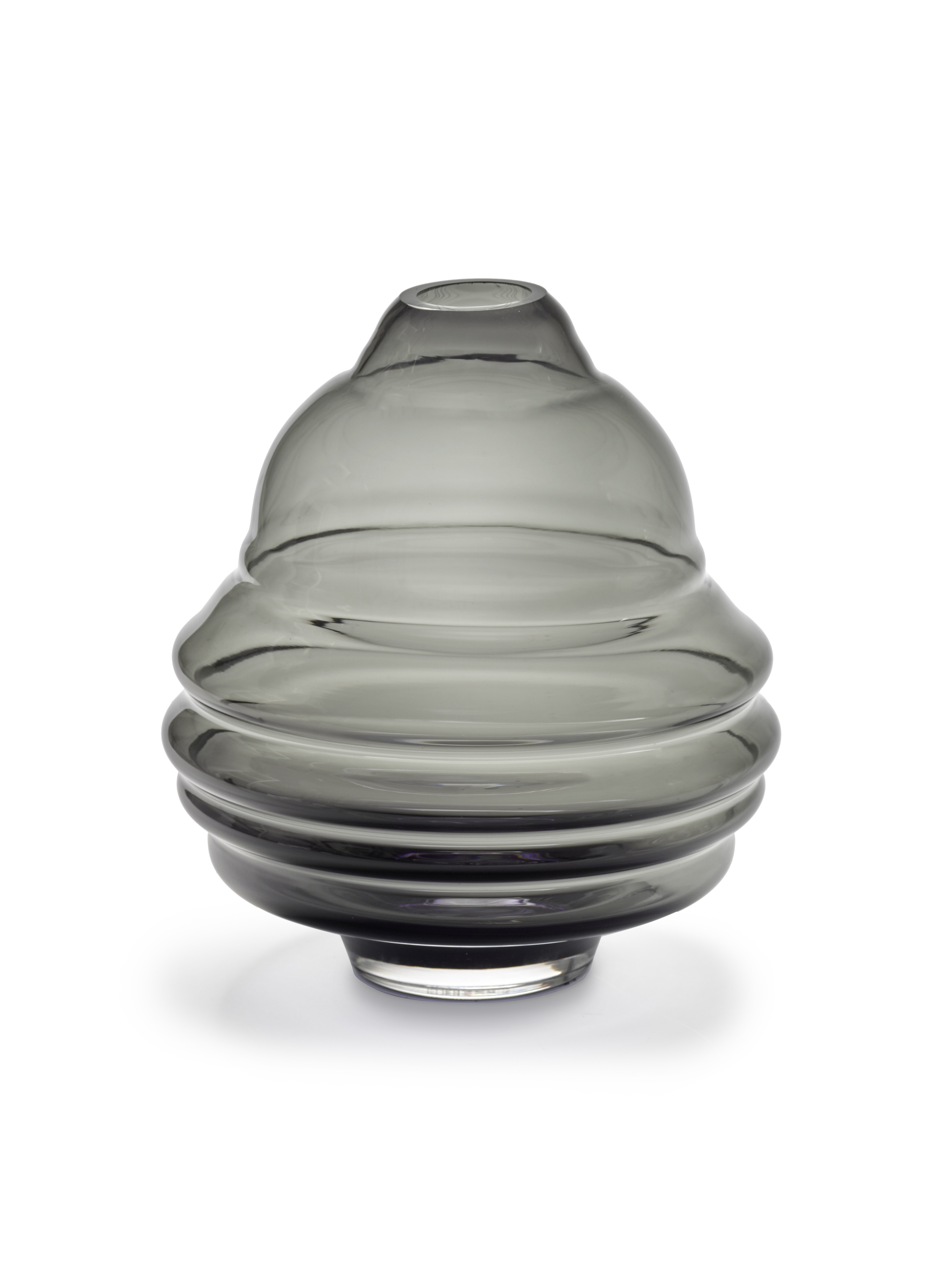 Serax Vaas Cameo In&Out Smoky Grey M 02 - 25.5x27 cm - by Maurice Harris