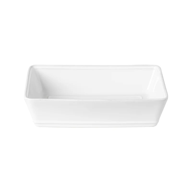 Costa Nova Ovenschaal Friso Wit 25x18.5x6 cm - Aardewerk