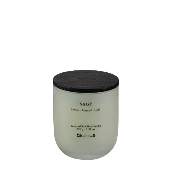 Blomus Geurkaars Tuoksu Sage 7.5x9 cm - 35 Branduren - Desert Sage