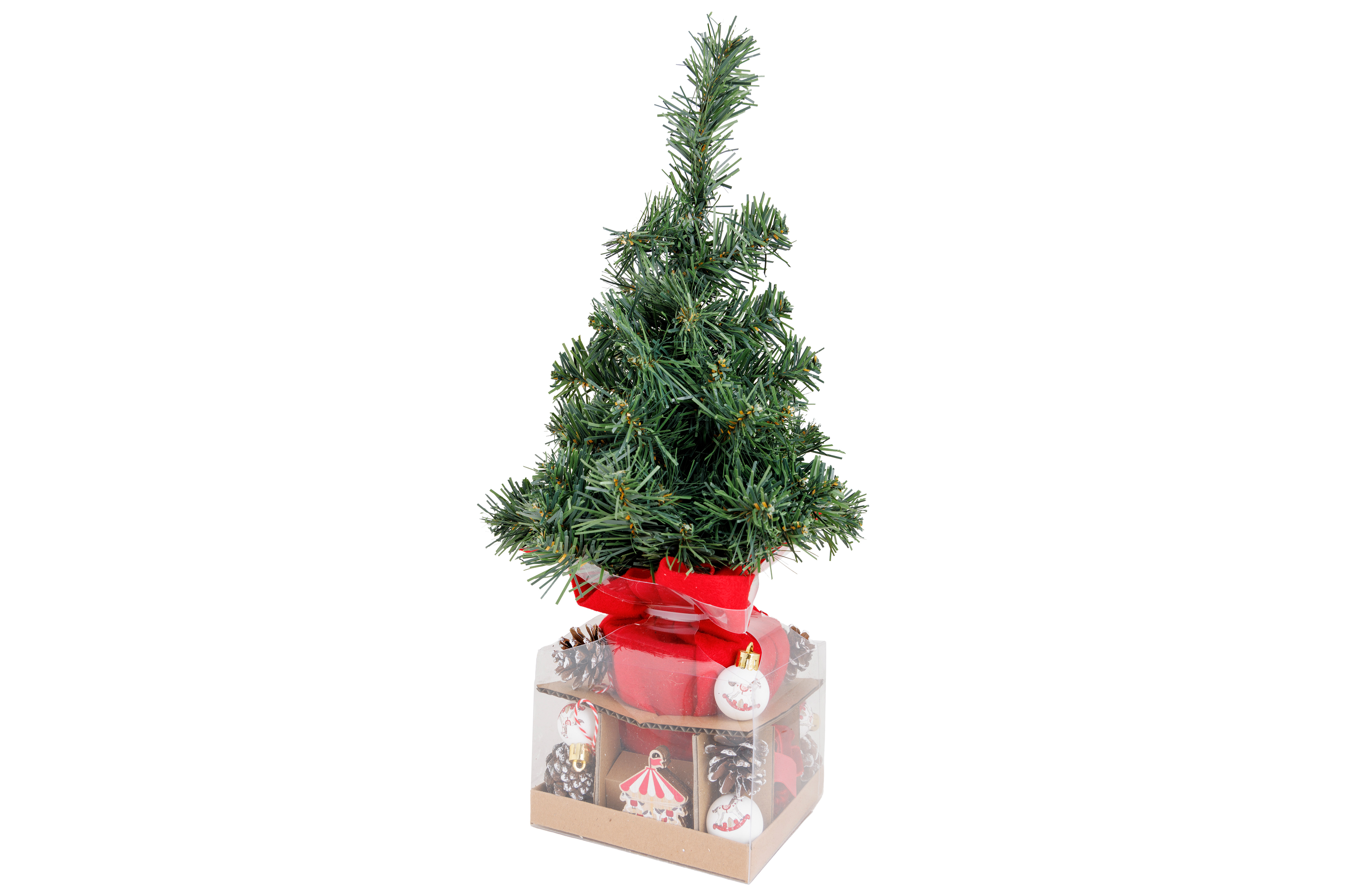 Cosy@Home Decoboom met Decoratie 27 stuks - 20x20x46 cm