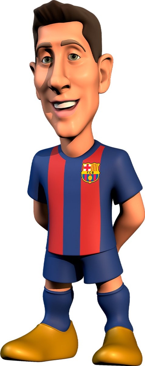 Minix Figuur 12 cm - Word Cup Legends - FC Barcelona - Lewandowski 9