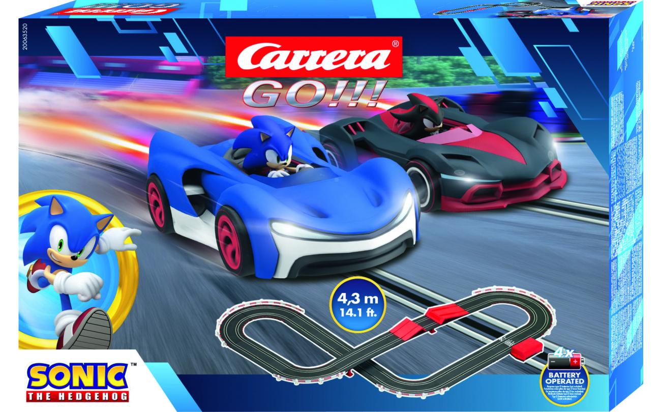 Carrera Go !!! Sonic Racebaan 4.3 Meter werkt op batterijen