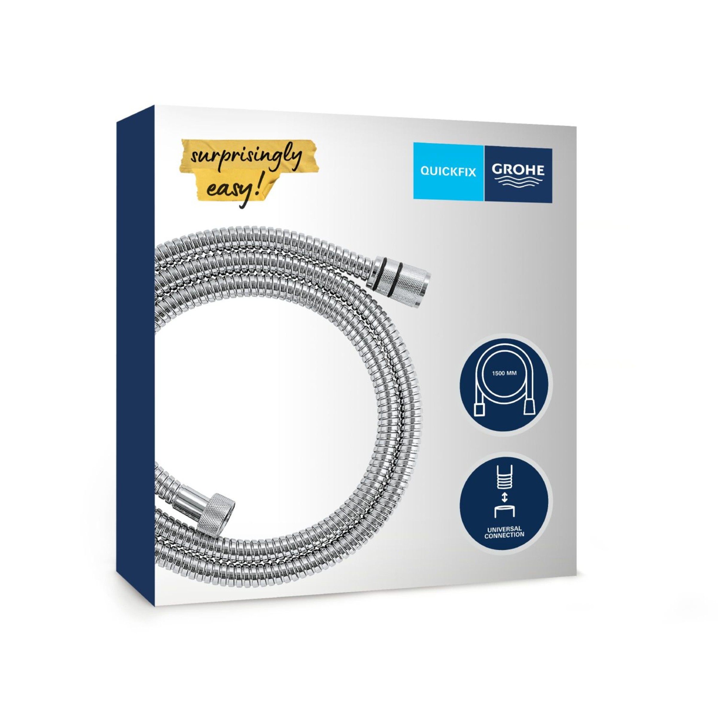 GROHE VitalioFlex Metal Doucheslang 150 cm - Chroom