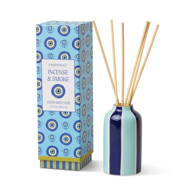 Paddywax Geurdiffuser Incense & Smoke 118ml - Keramiek - Eye - 5.4x9.6 cm