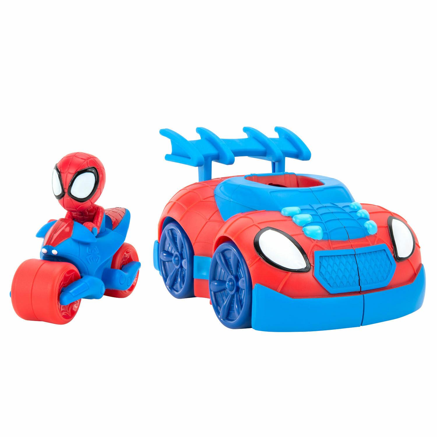 Spidey and His Amazing Friends Web Strike 2 in 1 Voertuig