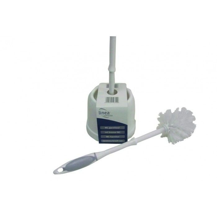 Linea Toiletborstel Softwise Wit met Houder
