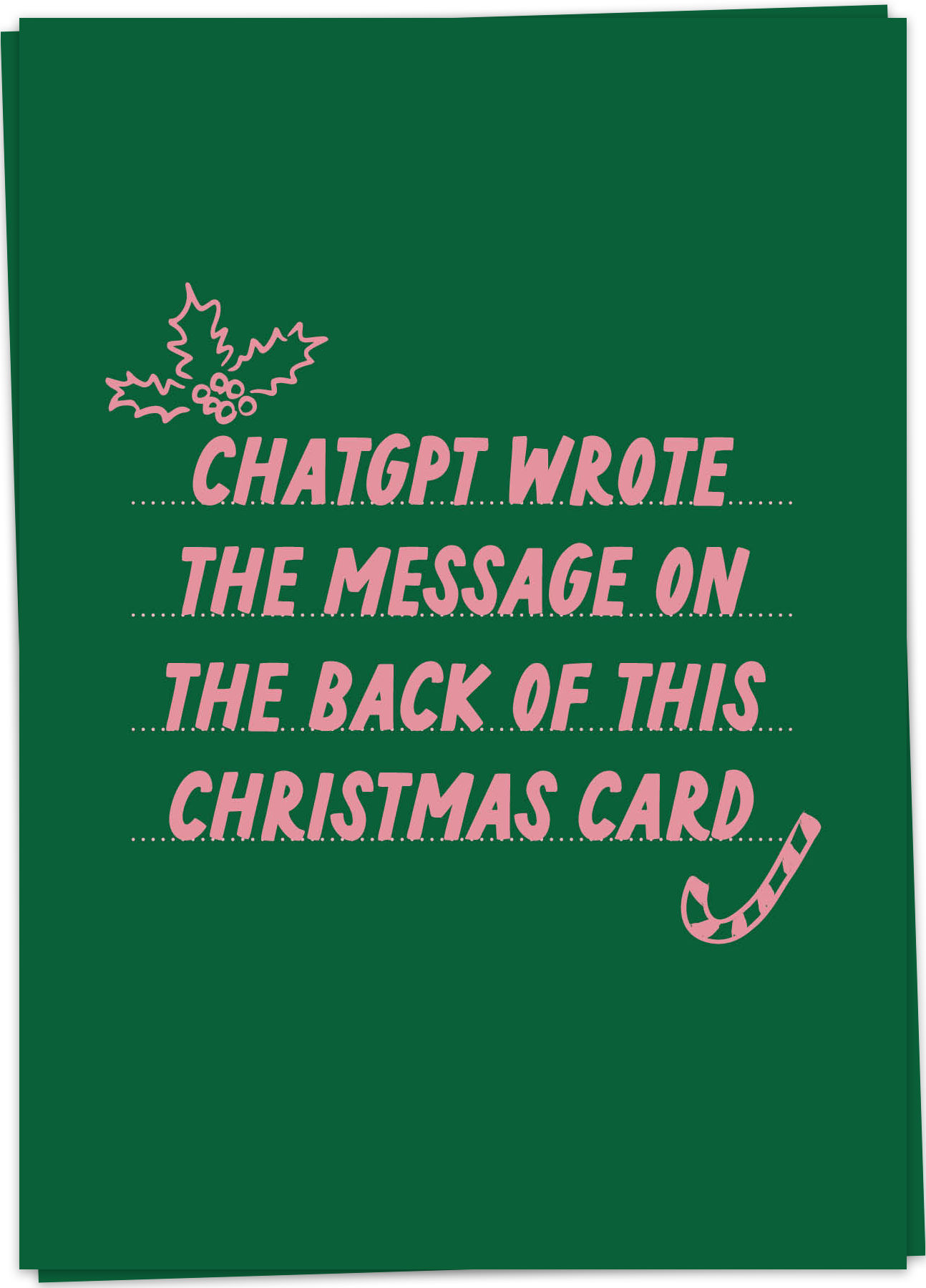 Wenskaart Kerst ChatGPT