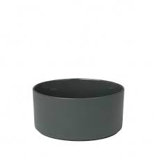 Blomus Bowl Pilar Agave Green 20x9.5 cm - Aardewerk