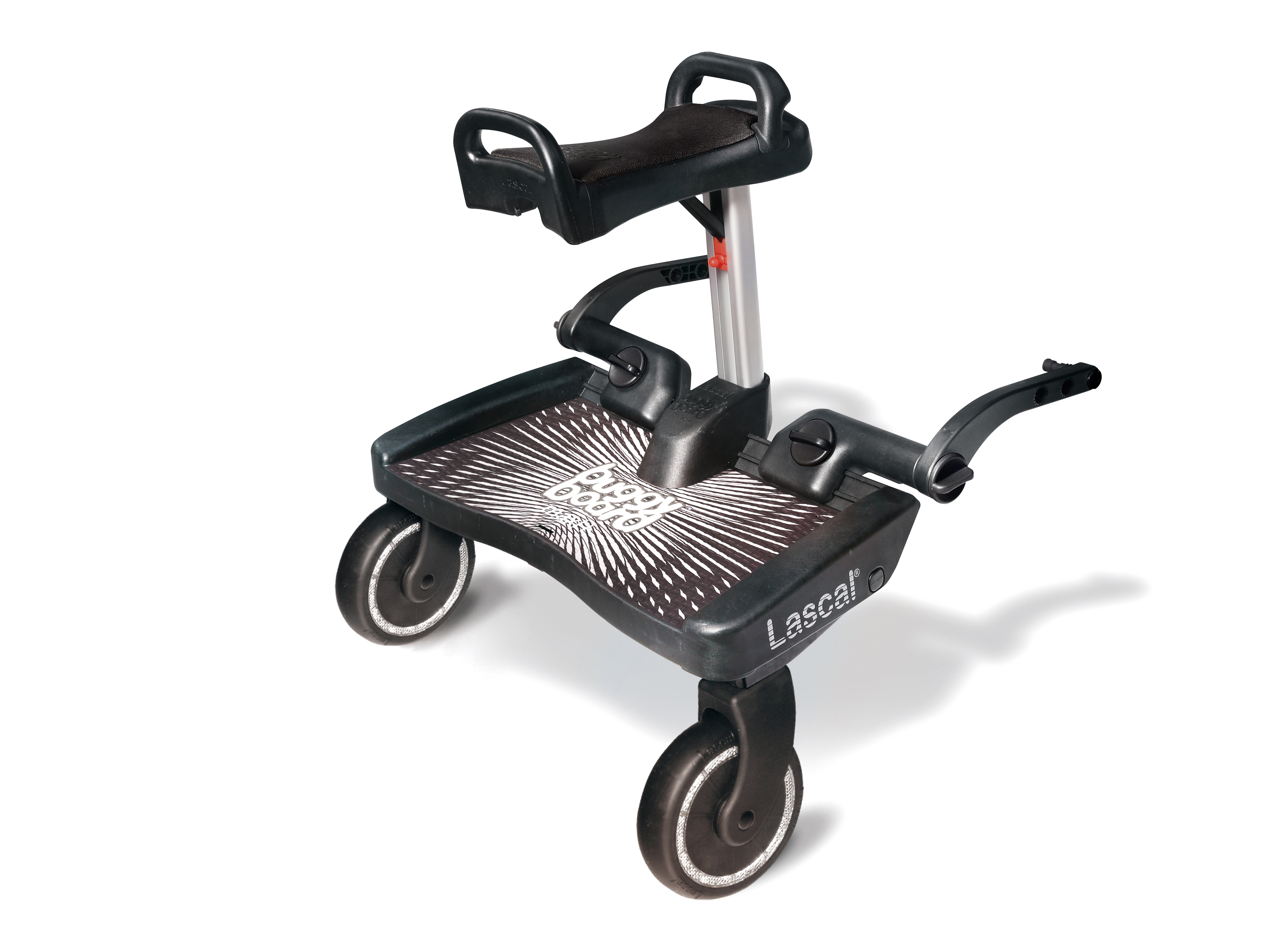 Lascal Meerijplankje met Zadel Zwart Buggy Board Maxi+