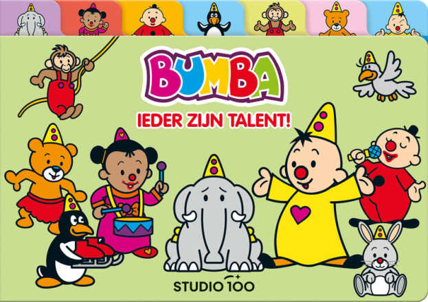 Bumba Kartonboek met Tabs - Ieder zijn Talent
