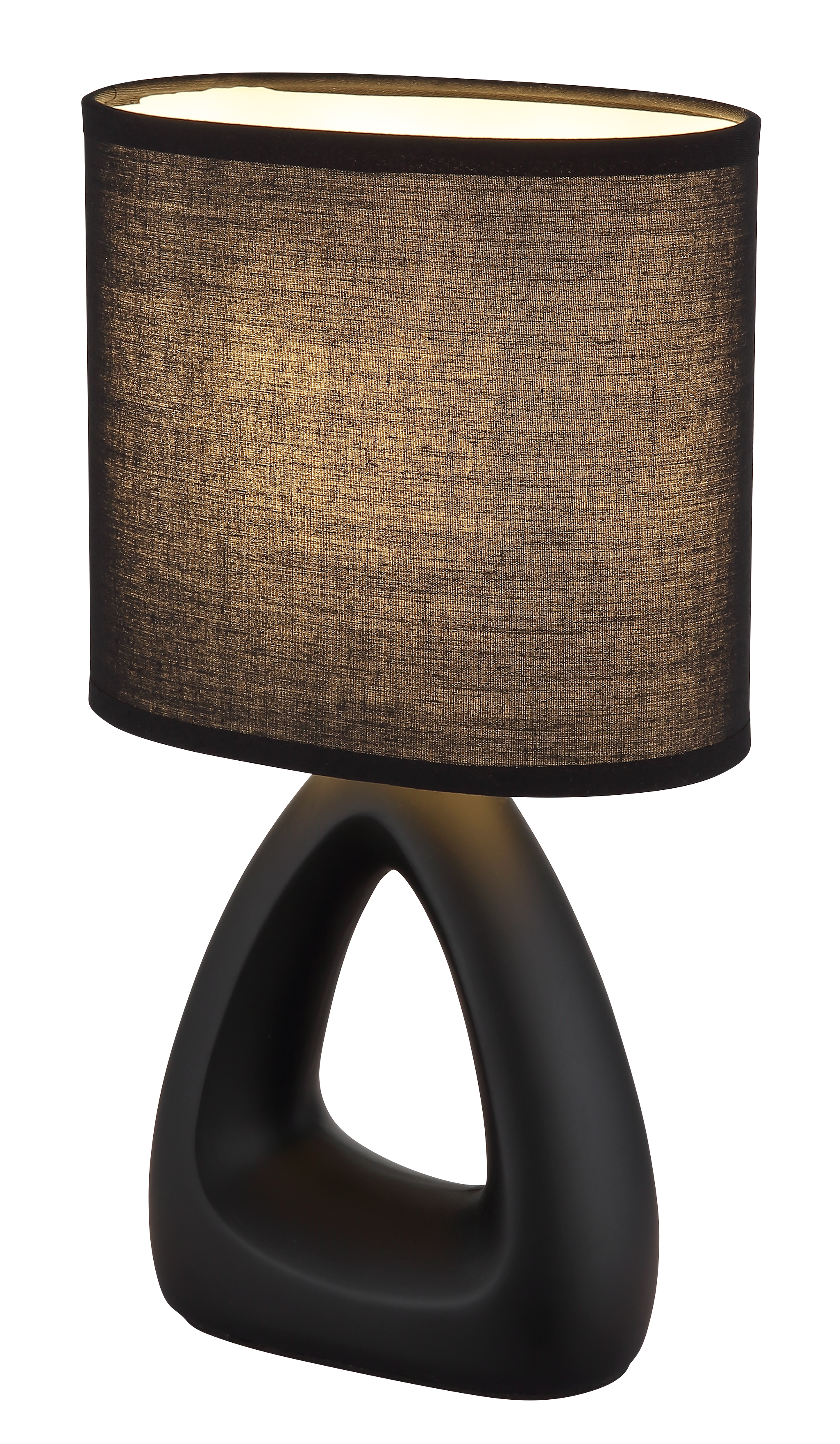 Globo Tafellamp Triangle Zwart 1x E14