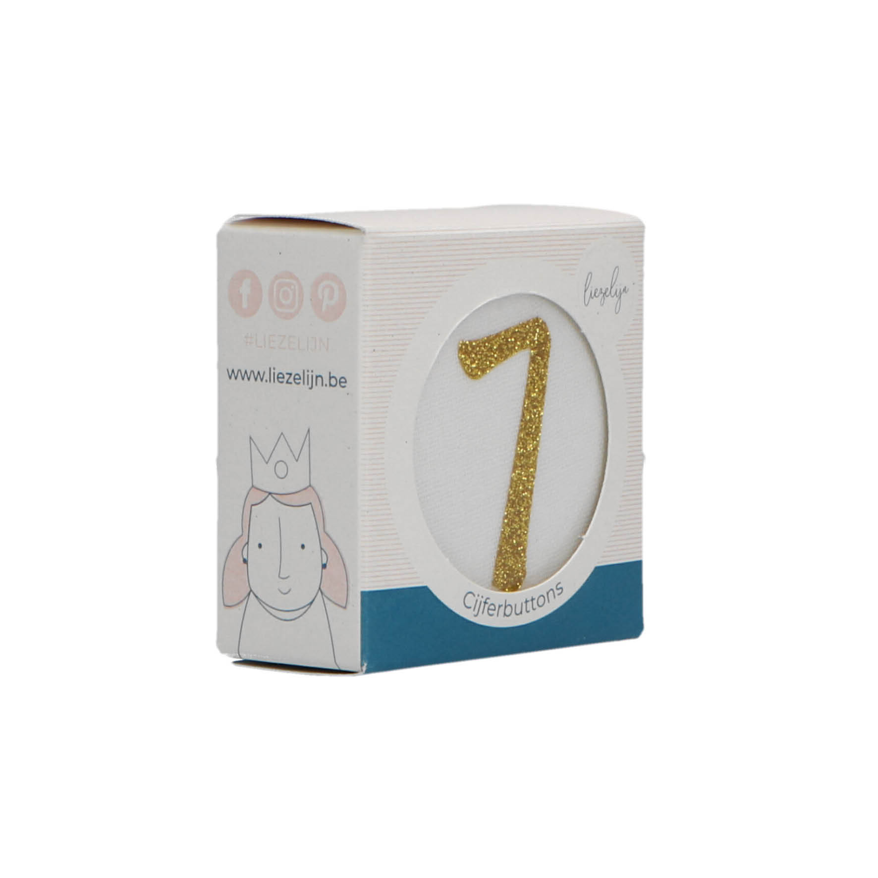 Cijferbuttons - Goud - 7-8-9-10 Safe Button