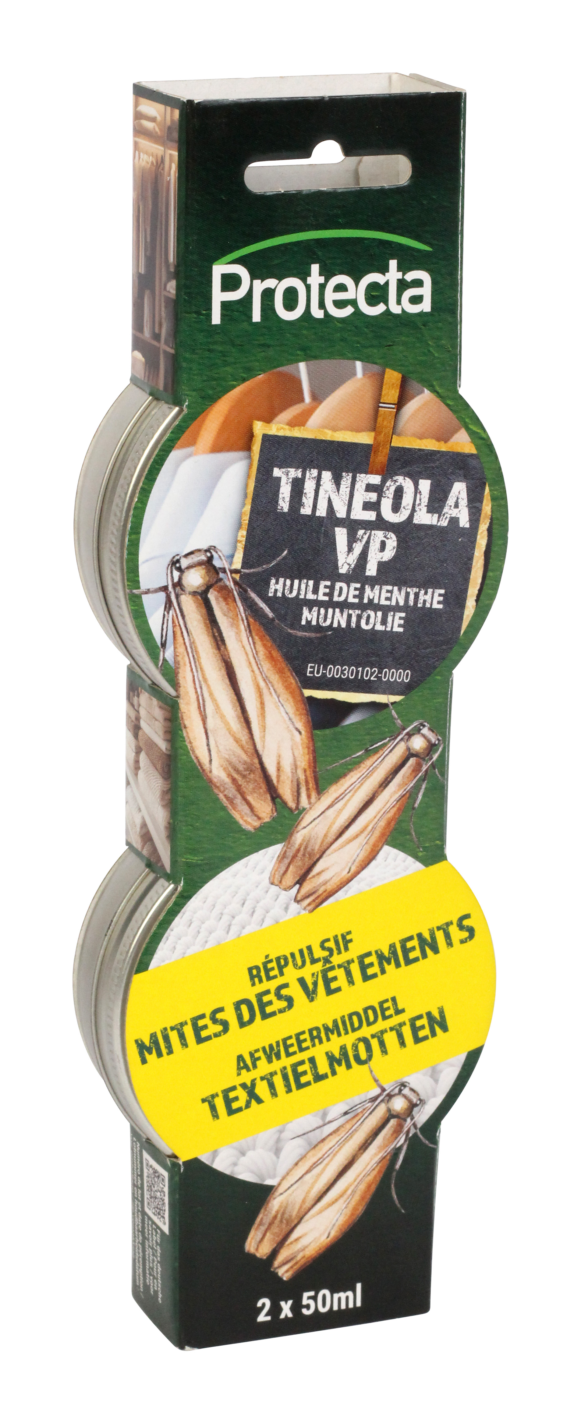 Protecta Tineola Repulsief Kleermot 2 Stuks