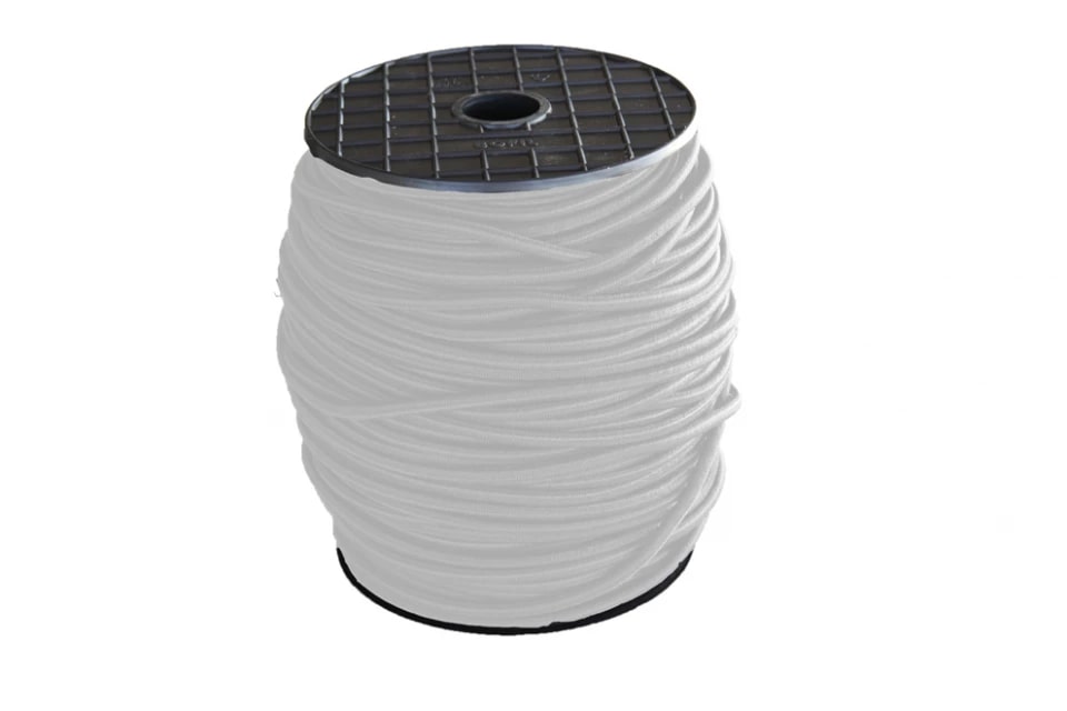Ledent Elastiek 4 mm Wit Prijs per meter