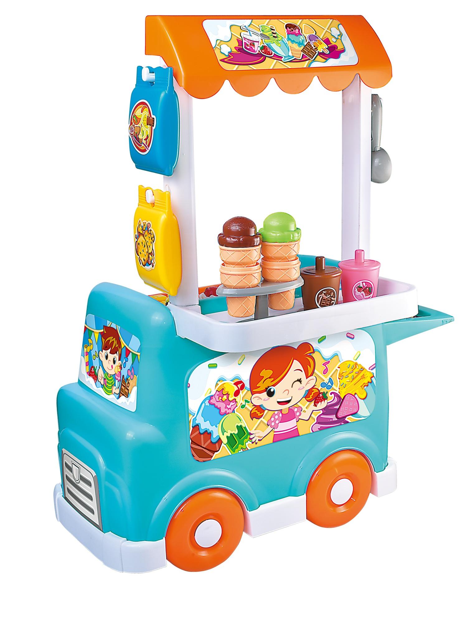 Yummy ice cream truck, 25 delige ijscokar, model foodtruck