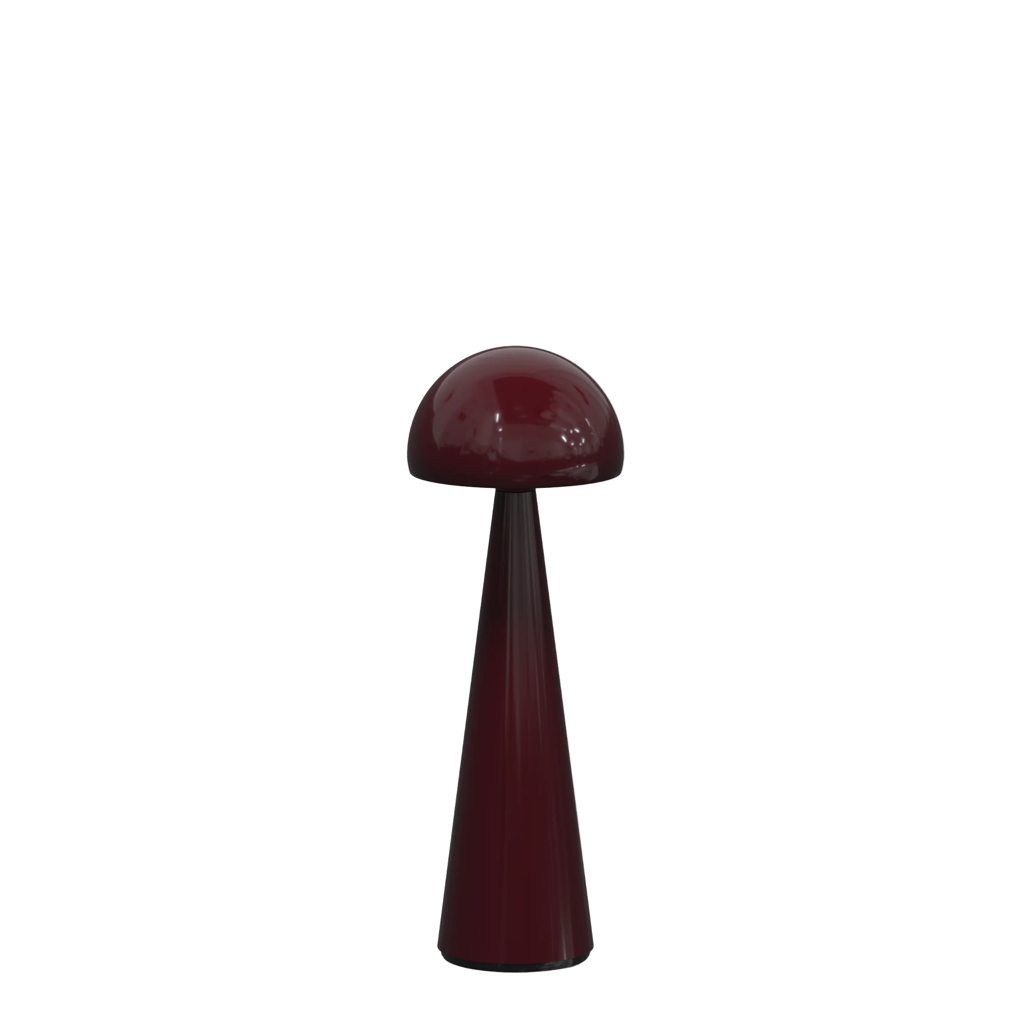 Qoozii Tafellamp Zanzi Cherry 7.5x22.2 cm - Warm Licht - Dimbaar - Oplaadbaar (incl. Oplaadstation) - voor Binnen en Buiten