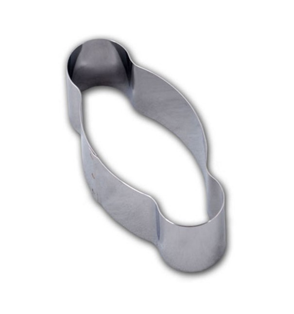 Gobel Vorm Cougnou/Kerstbrioche 15x7x4.5 cm - Inox