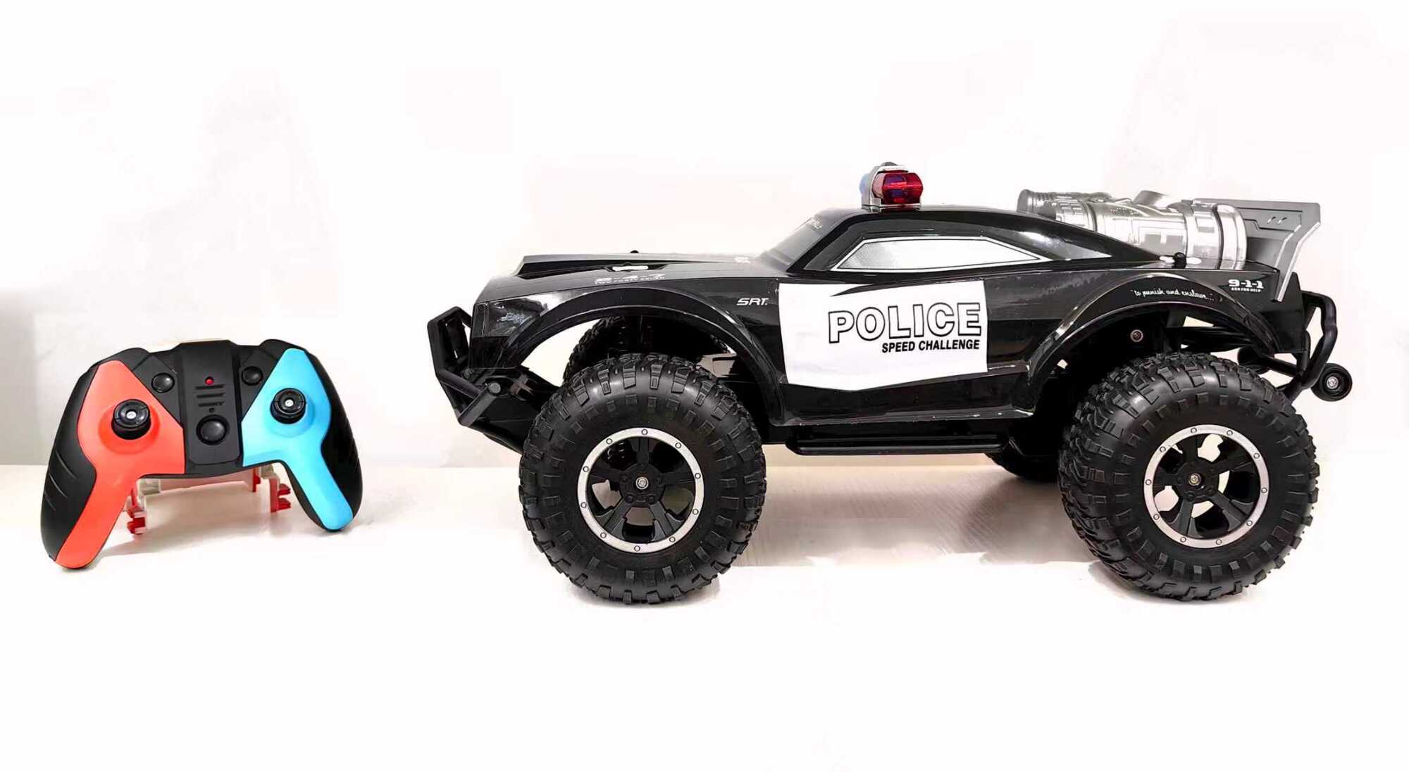 Police Speed Challenge 1:8, R/C 2.4 GHz, 3.7 V. USB laden