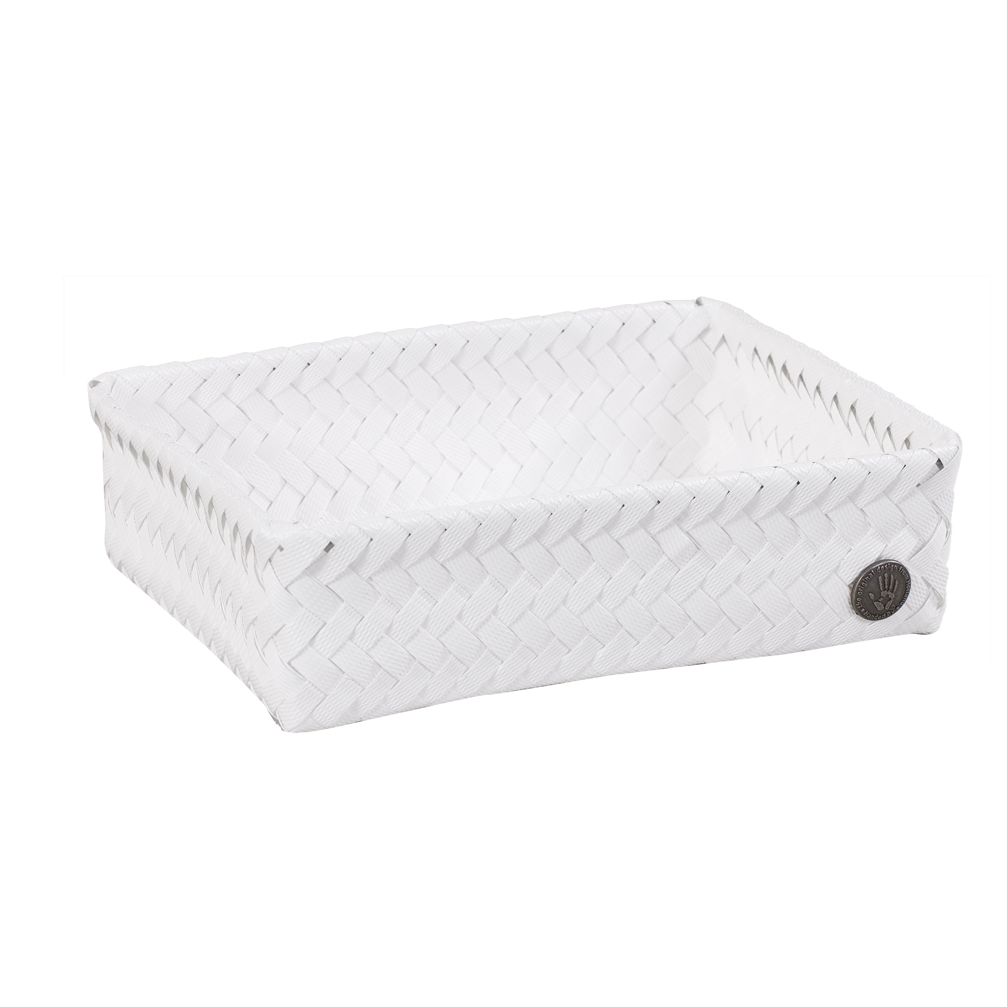 Handed By Mand Fit Medium White 24x18x7 cm - Handgemaakt