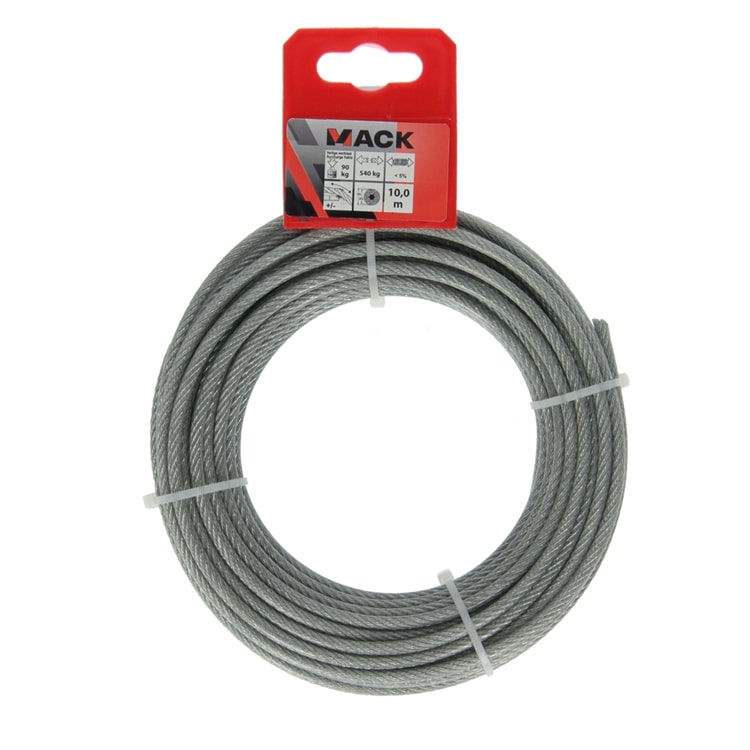 Mack Staalkabel PVC Mantel 3-4 mm 106x7 Max. Belasting 580 kg