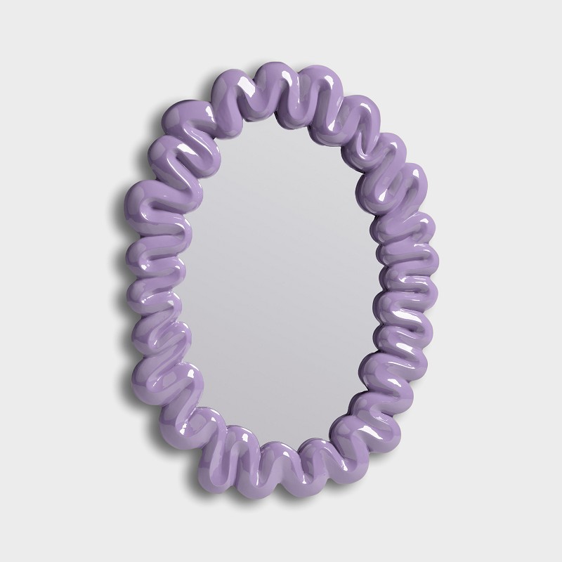 Klevering Spiegel Dribble Lilac 41.5x29.5 cm