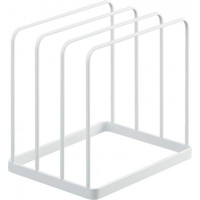 Yamazaki Tray Stand Tower Wit 19.5x19.5x16 cm - Staal