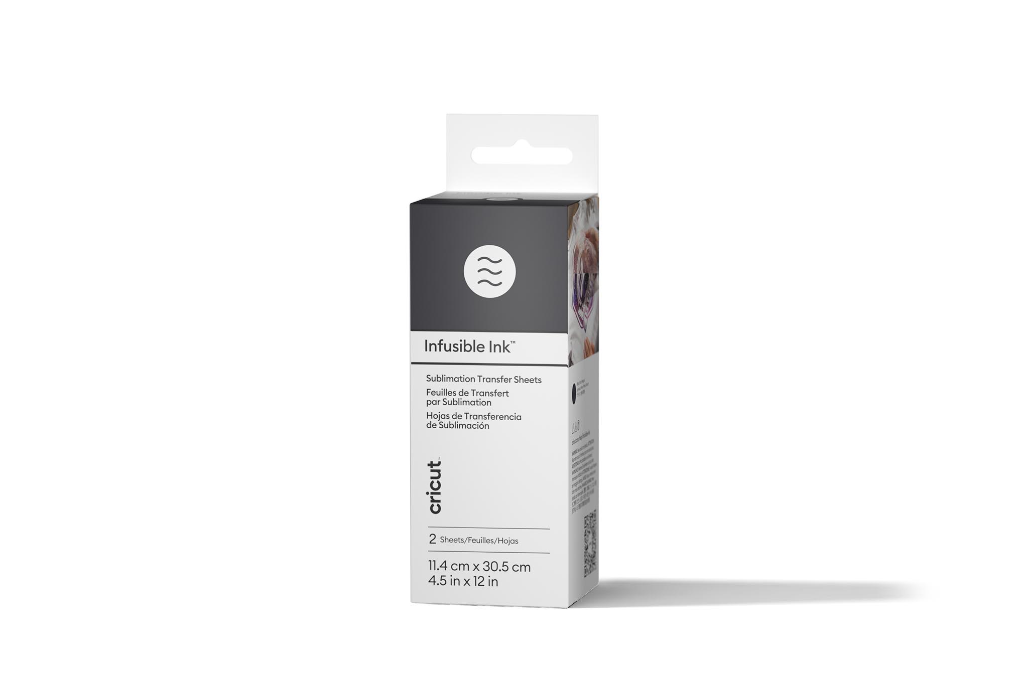 Cricut Infusible Ink Transfervellen - Zwart (2 vellen), vr de Mug Press