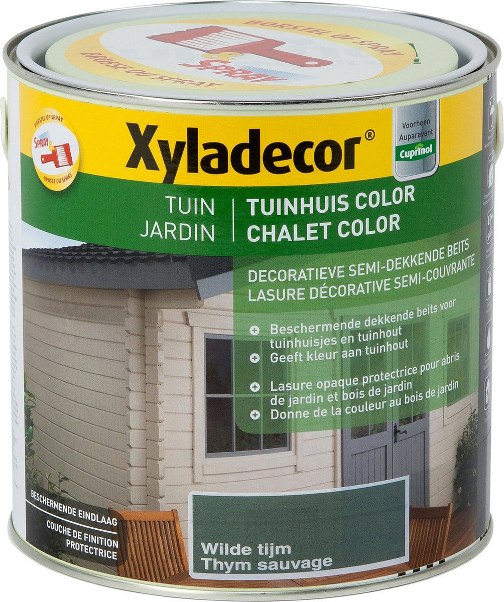 Xyladecor Tuinhuis Color 2.5 l Wilde Tijm