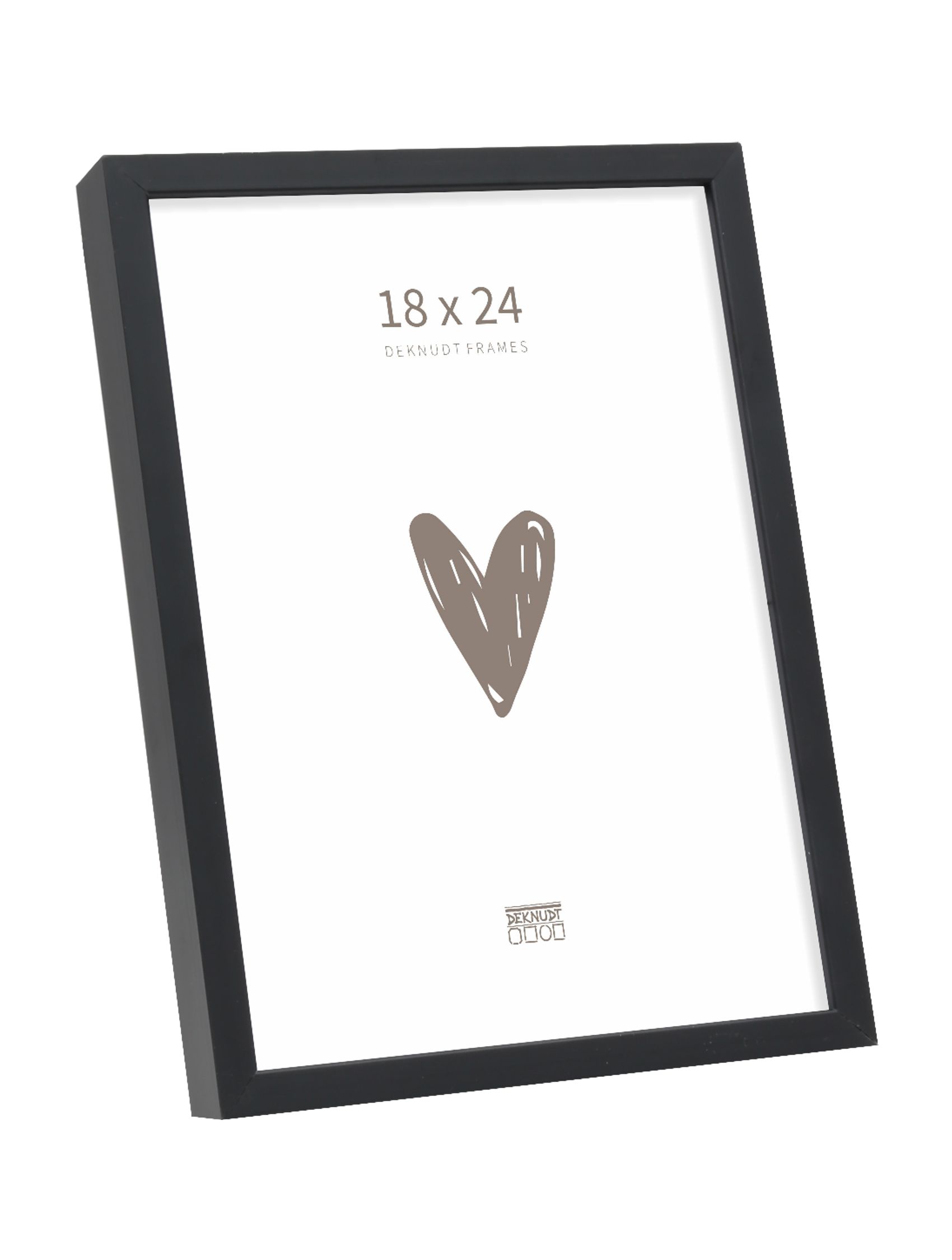 Deknudt Fotokader Aluminium Zwart 18x24 cm