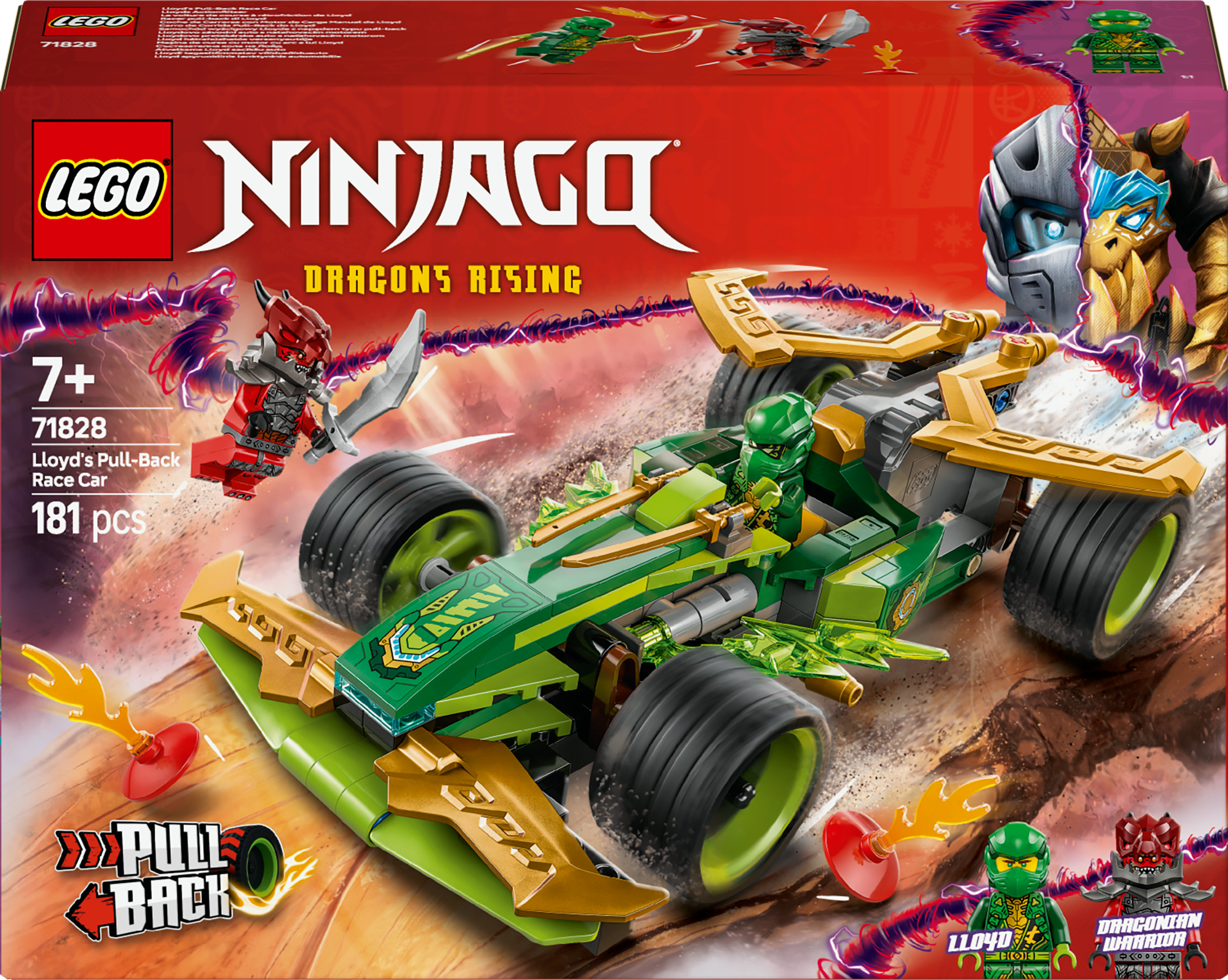 LEGO Ninjago 71828 LLoyds Pull-back Racewagen