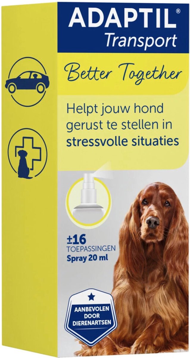 Adaptil Transport Spray Hond Anti-stressmiddel 20 ml