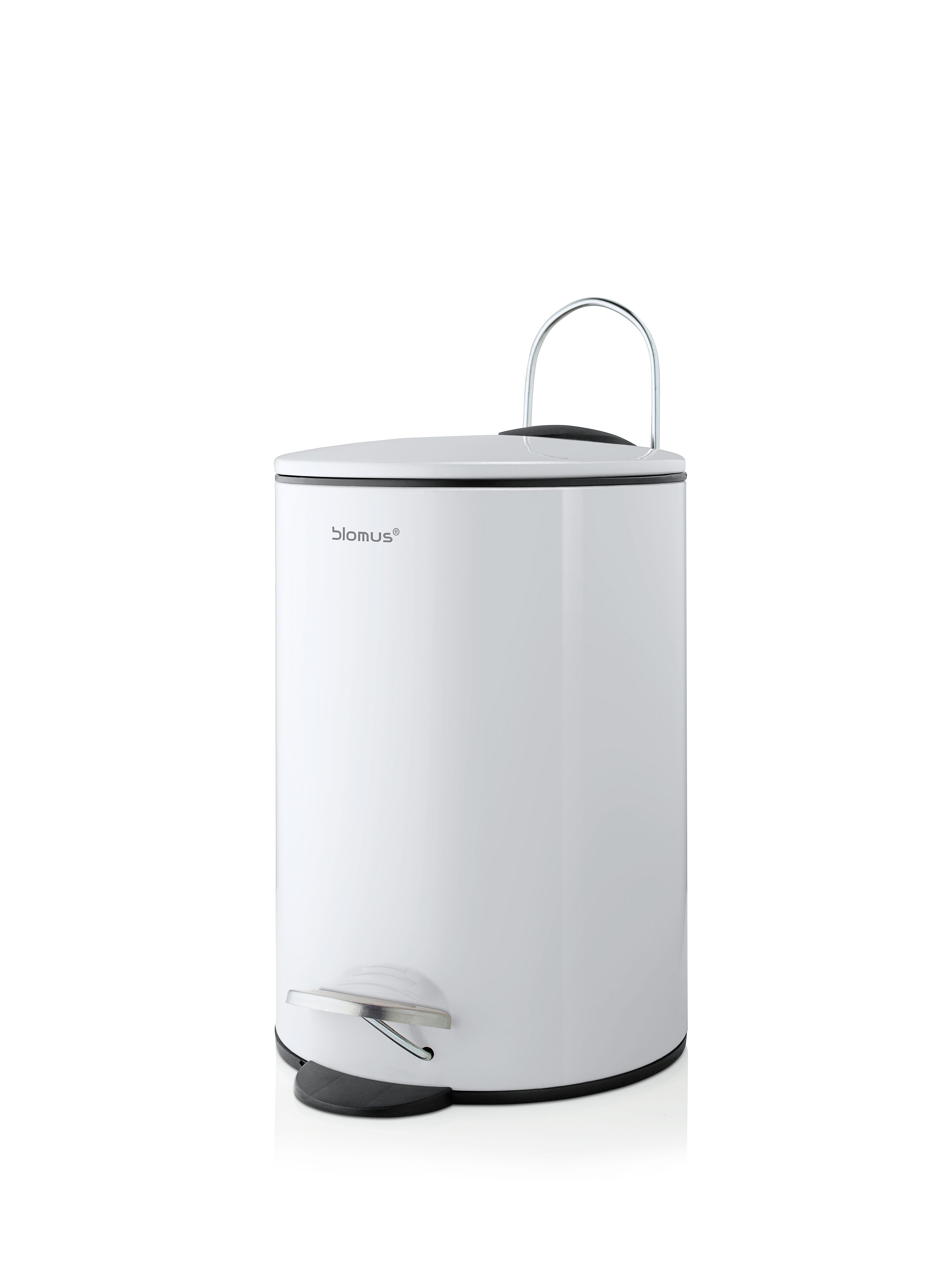 Blomus Pedaalemmer Tubo Wit 3l - 17x24.5 cm - Soft Close